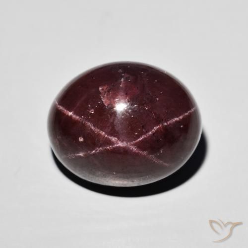 24.09ct Natural Rojo caoba Granate estrella, Ovalada, Opaco