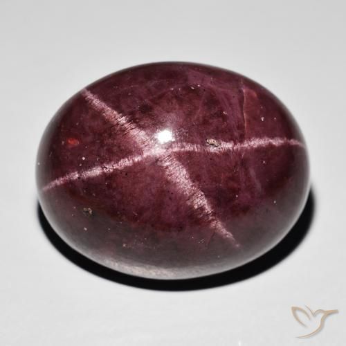 54.33ct Natural Rojo caoba Granate estrella, Ovalada, Opaco