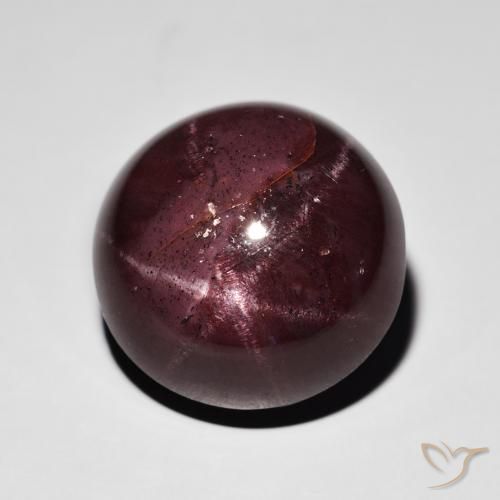 26.49ct Natural Rojo caoba Granate estrella, Redondo, Opaco