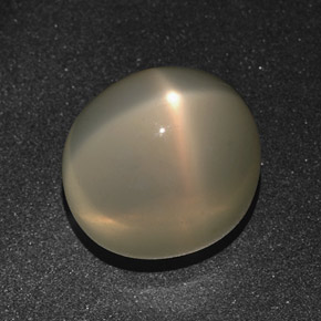 Piedra de luna estrella crema natural de 16,01 ct, corte óvalo, translúcido