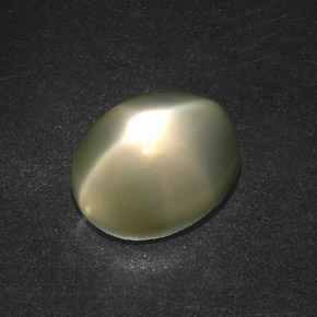 Piedra de luna estrella crema natural de 12,94 ct, transparente, transparente / translúcido