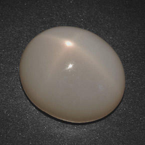 Piedra de luna estrella crema natural de 20,07 ct, corte óvalo, translúcido