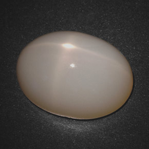 Piedra de luna estrella crema natural de 18,30 ct, corte óvalo, translúcido