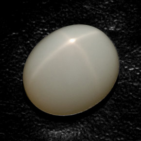 Piedra de luna estrella crema natural de 16,36 ct, transparente, transparente / translúcido