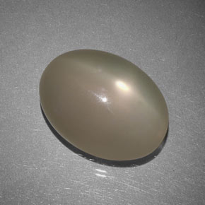 Piedra de luna estrella gris natural de 21,17 ct, transparente, transparente / translúcido