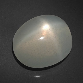 Piedra lunar estrella Blanco leche natural de 10.54 ct, Transparente, Transparente / Translúcido