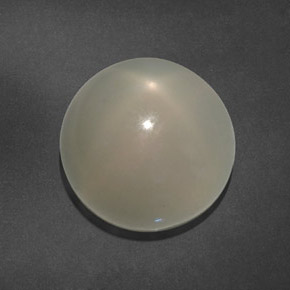 Piedra de luna estrella blanco natural de 15,64 ct, transparente, transparente / translúcido