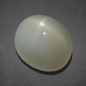 Piedra de luna estrella blanco natural de 16,35 ct, transparente, transparente / translúcido