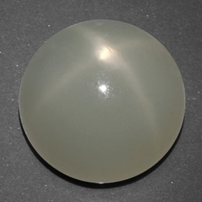Piedra de luna estrella blanco natural de 14,02 ct, transparente, transparente / translúcido