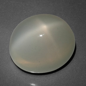 Piedra de luna estrella blanco natural de 16,14 ct, transparente, transparente / translúcido