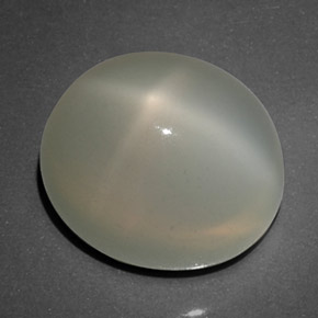 Piedra de luna estrella blanco natural de 16,14 ct, transparente, transparente / translúcido