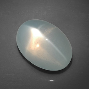 Piedra de luna estrella crema natural de 24,20 ct, transparente, transparente / translúcido