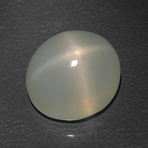 Piedra de luna estrella crema natural de 16,17 ct, transparente, transparente / translúcido