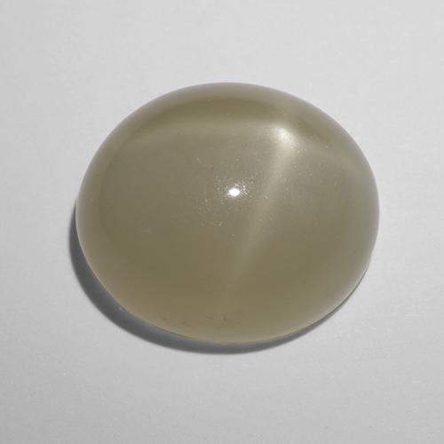 Piedra de luna estrella amarillo natural de 10,43 ct, corte óvalo, translúcido