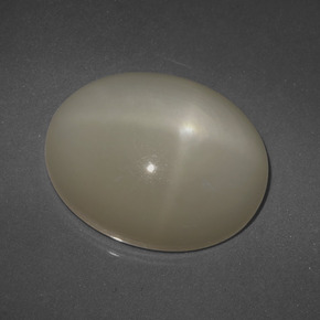 Piedra de luna estrella amarillo natural de 14,83 ct, corte óvalo, translúcido