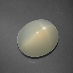 Piedra de luna estrella amarillo natural de 6,63 ct, corte óvalo, translúcido