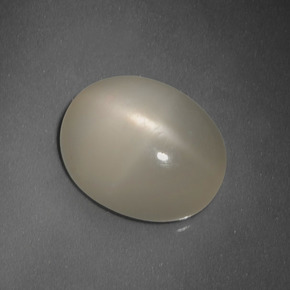 Piedra de luna estrella amarillo natural de 5,21 ct, corte óvalo, translúcido