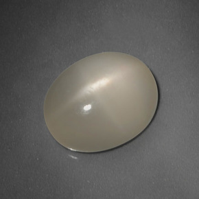 Piedra de luna estrella amarillo natural de 5,21 ct, corte óvalo, translúcido
