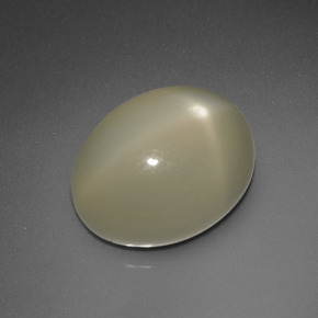Piedra de luna estrella amarillo natural de 7,34 ct, corte óvalo, translúcido