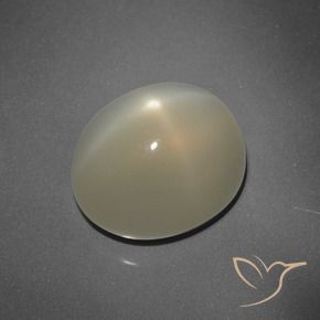 Piedra lunar estrella Marrón terroso natural de 7.24 ct, Ovalada, Translúcido