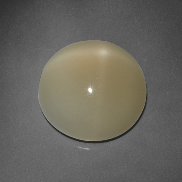 Piedra de luna estrella marrón natural de 7,63 ct, corte redondo, translúcido