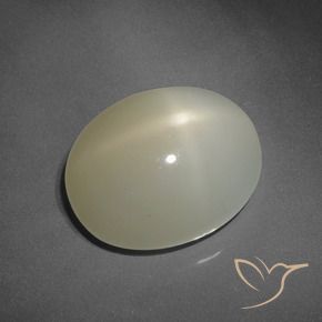 Piedra lunar estrella Marrón terroso natural de 7.80 ct, Ovalada, Translúcido