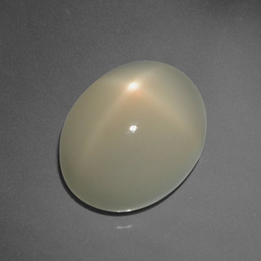 Piedra de luna estrella marrón natural de 7,26 ct, corte óvalo, translúcido