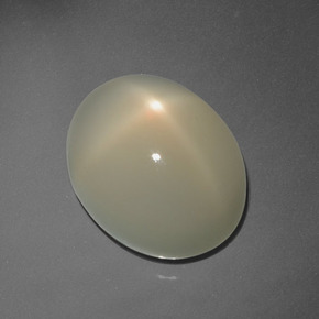 Piedra de luna estrella marrón natural de 7,26 ct, corte óvalo, translúcido