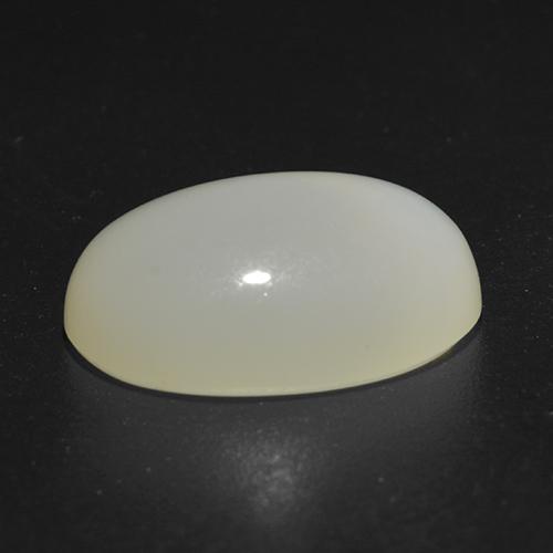 Piedra de luna estrella blanco natural de 5,32 ct, corte óvalo, translúcido