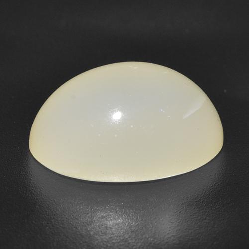 Piedra de luna estrella blanco natural de 5,34 ct, corte óvalo, translúcido