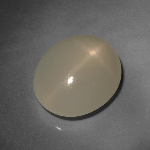 Piedra de luna estrella marrón natural de 12,80 ct, corte óvalo, translúcido