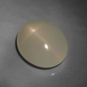 Piedra de luna estrella marrón natural de 12,80 ct, corte óvalo, translúcido