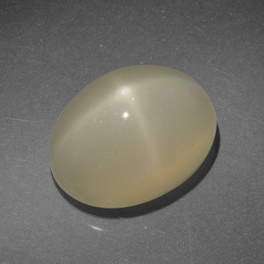 Piedra de luna estrella marrón natural de 8,57 ct, corte óvalo, translúcido