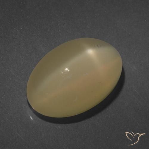 7.25ct Natural Naranja marrón Piedra lunar estrella, Ovalada, Translúcido