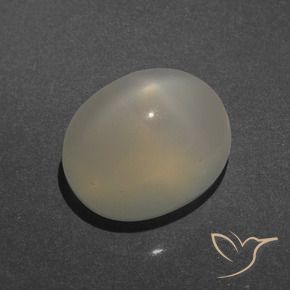 Piedra lunar estrella Marrón terroso natural de 4.49 ct, Ovalada, Translúcido