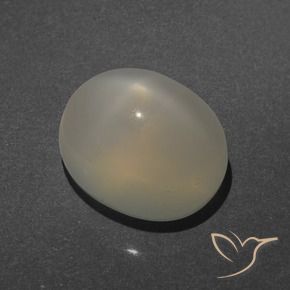 Piedra lunar estrella Marrón terroso natural de 4.49 ct, Ovalada, Translúcido