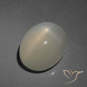 Piedra lunar estrella Marrón terroso natural de 5.27 ct, Ovalada, Translúcido
