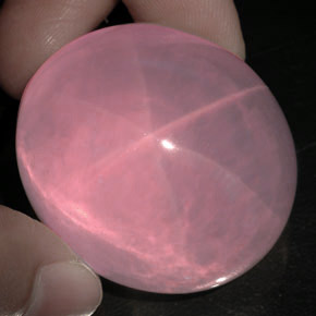 Cuarzo Rosa Estrella Rosa natural de 263.85 ct, Transparente, Transparente / Translúcido