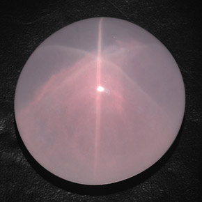 Cuarzo rosa estrella rosa natural de 521,50 ct, transparente, transparente / translúcido