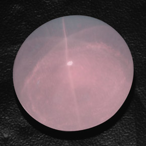 Cuarzo rosa estrella rosa natural de 121,00 ct, transparente, transparente / translúcido