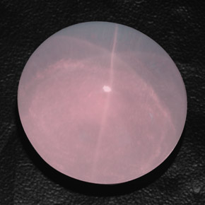 Cuarzo rosa estrella rosa natural de 121,00 ct, transparente, transparente / translúcido