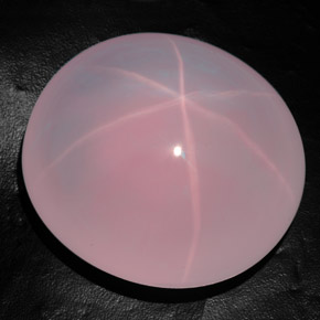 Cuarzo rosa estrella rosa natural de 1313,00 ct, transparente, transparente / translúcido