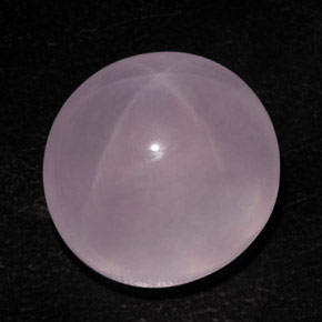 Cuarzo rosa estrella rosa natural de 50,41 ct, corte óvalo, transparente