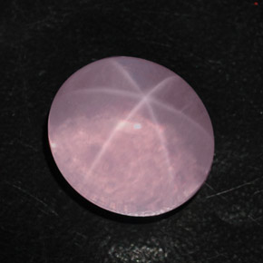 Cuarzo Rosa Estrella Rosa natural de 35.70 ct, Corte Óvalo, Transparente