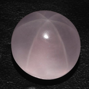 Cuarzo Rosa Estrella Rosa natural de 50.41 ct, Corte Óvalo, Transparente