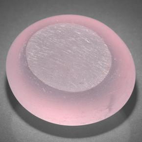 Cuarzo rosa estrella rosa natural de 105,30 ct, corte óvalo, translúcido