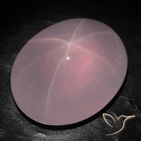 579.55ct Natural Rosado medio Cuarzo Rosa Estrella, Ovalada, Transparente / Translúcido, Photo A