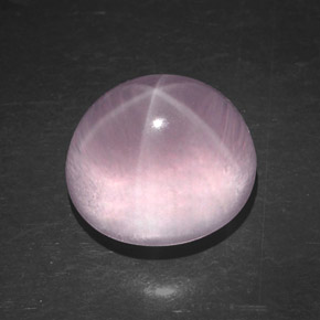 Cuarzo Rosa Estrella Rosa natural de 6.01 ct, Corte Óvalo, Transparente