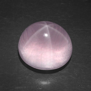 Cuarzo Rosa Estrella Rosa natural de 6.01 ct, Corte Óvalo, Transparente