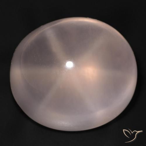 48.94ct Natural Rosado medio Cuarzo Rosa Estrella, Ovalada, Transparente, Photo A